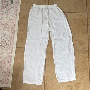 120% LINO White Line Pants